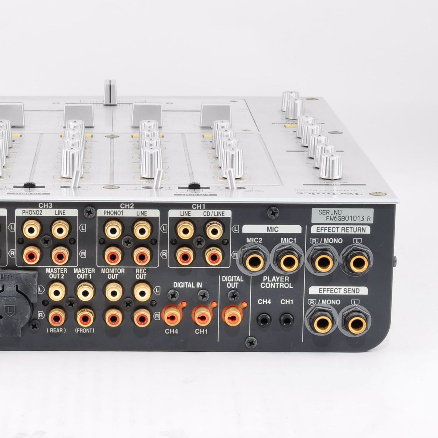Technics SH-MZ1200 Silver Professional DJ Mixer 4-channel Made In Japan Used From Japan #FW6GB01013R