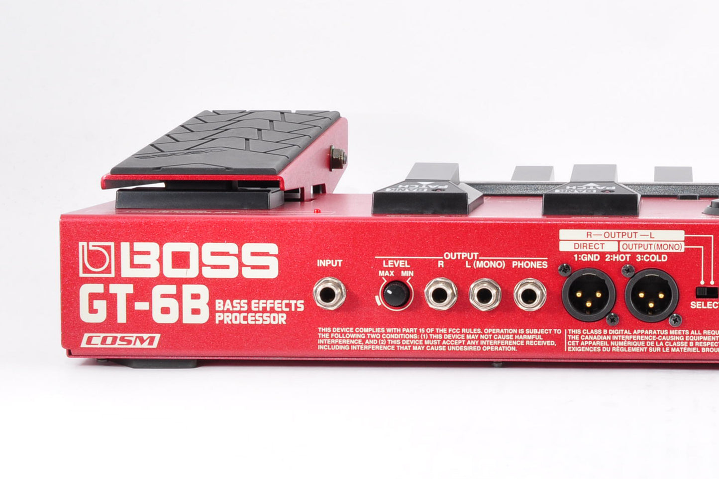 Boss GT-6B Multi Bass Guitar Effects Processor Pedal w/Adapter Used From Japan #AU49999
