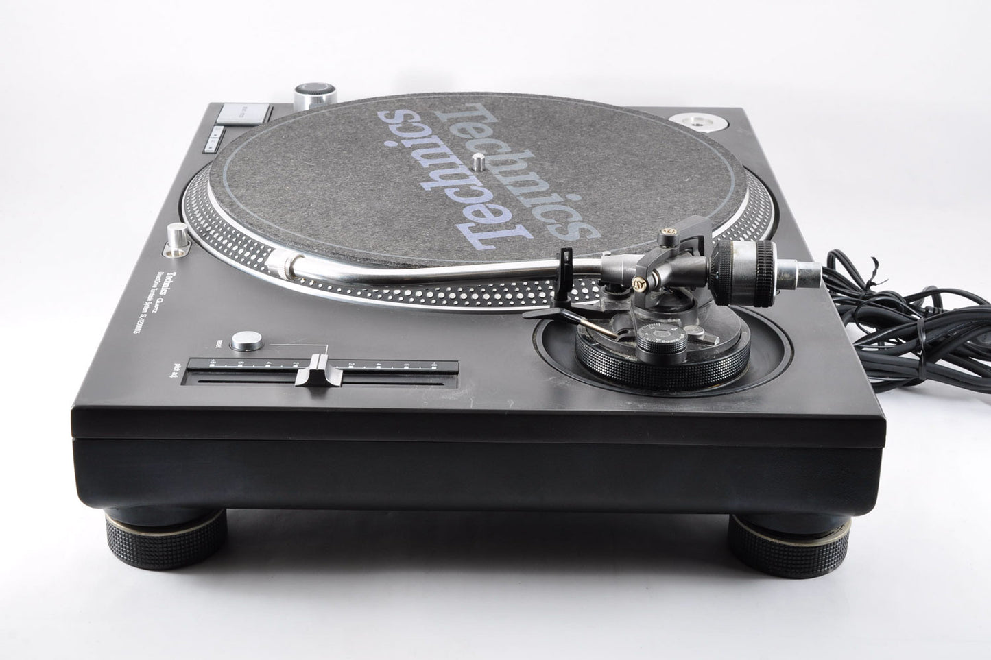 Technics SL-1200 MK5 Black Direct Drive DJ Turntable w/Cover Working Used From Japan #GE3CA001610