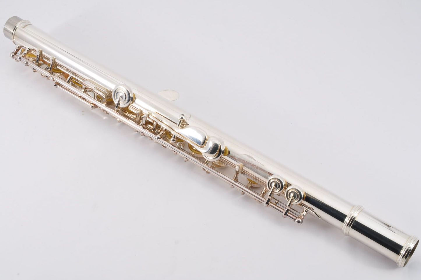 Yamaha YFL-312 Flute Silver E-Mechanism w/Case Carrybag Made In Indonesia Used From Japan #K33777