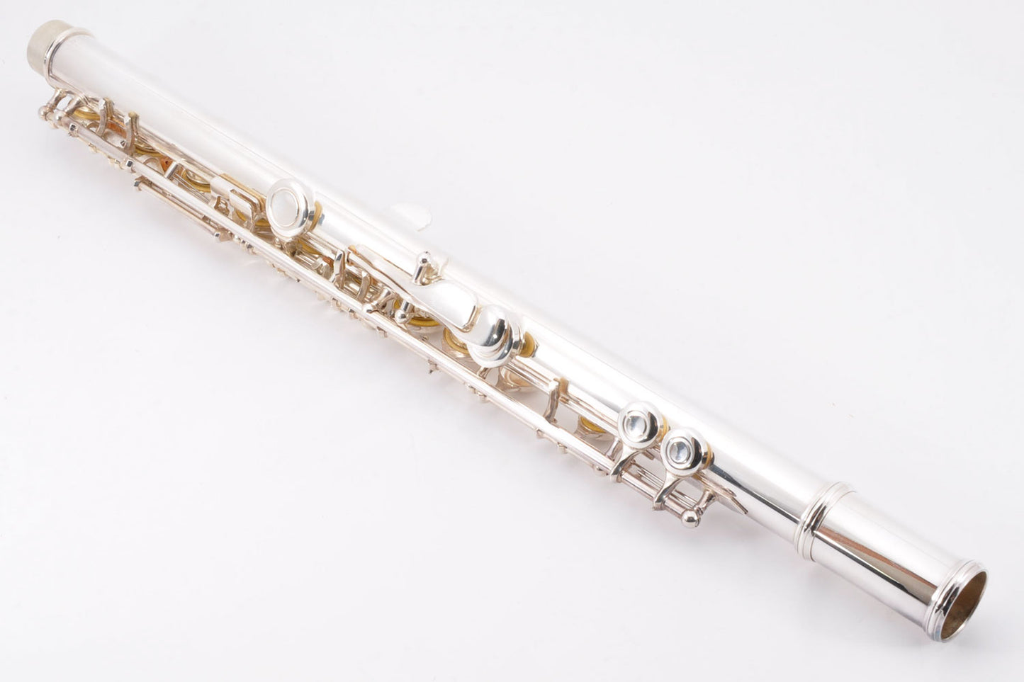 Yamaha YFL-411Ⅱ Flute Silver Made In Japan w/Hardcase&Carrybag Used From Japan #306141