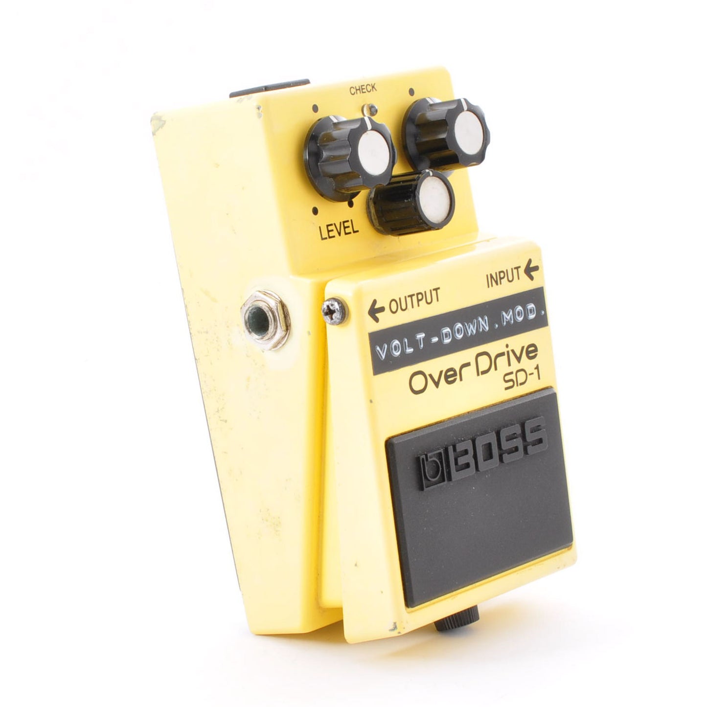 Boss SD-1 Modified Volt-Down 2.5-7.5V Fuzz Sound Super Overdrive Made In Taiwan 2003 Used From Japan #QR11954