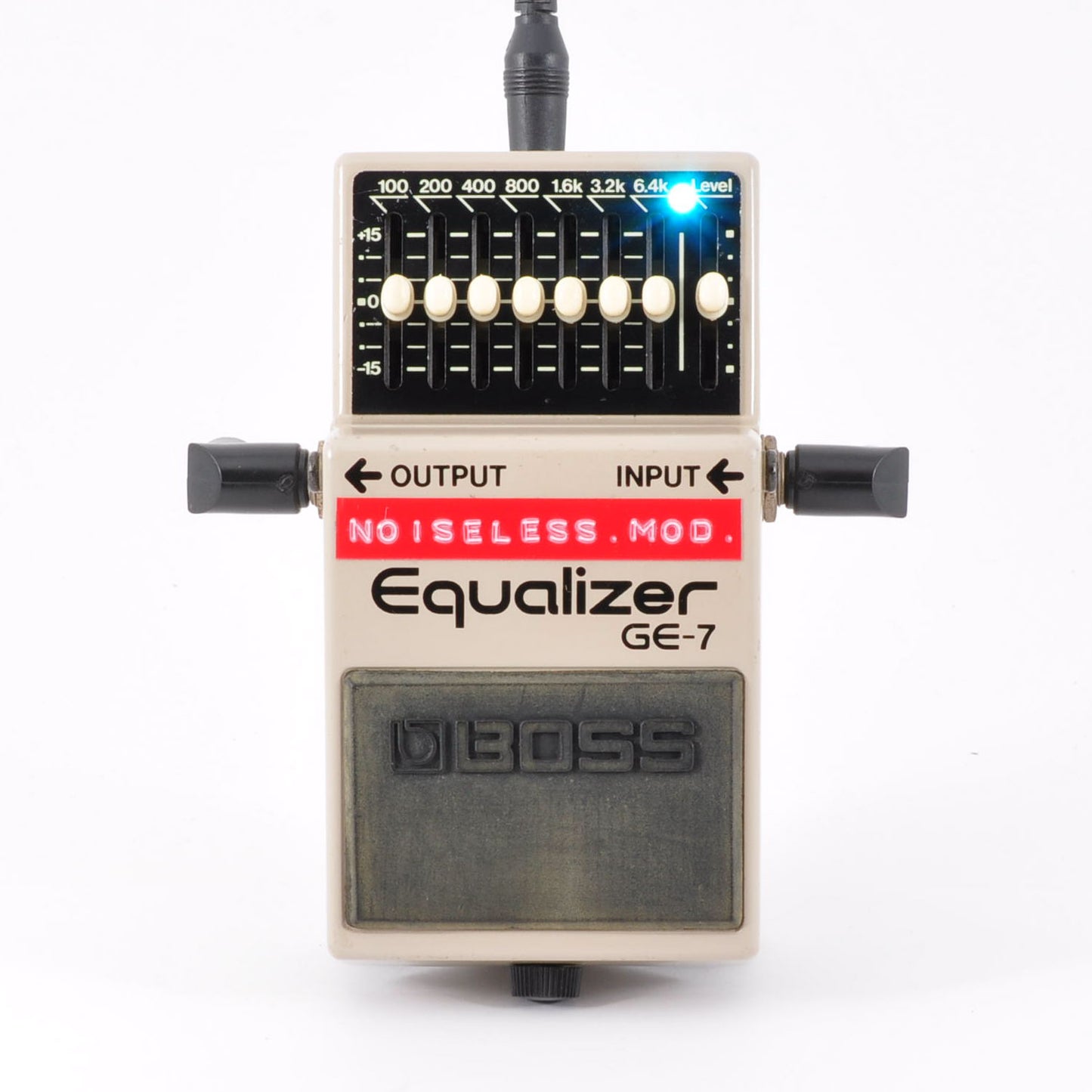 Boss GE-7 Modified Noiseless Equalizer PSA.OK Made In Taiwan 1995 Guitar Effects Pedal Used From Japan #CH09483