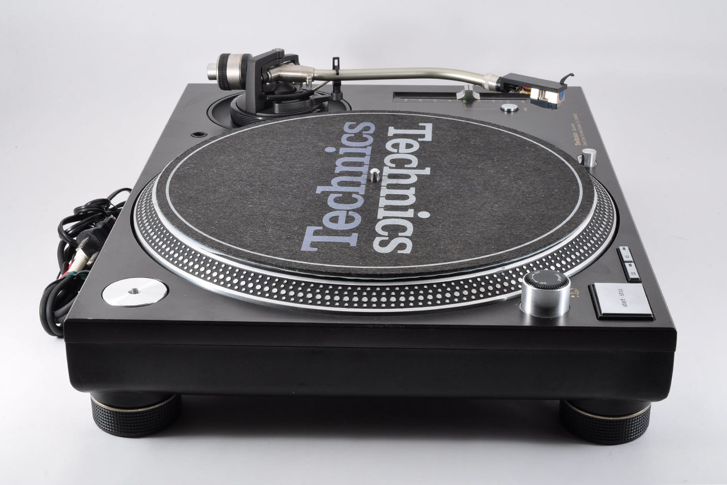 Technics SL-1200MK6 Direct Drive DJ Turntable Record Player w/DustCover & Record Needle Cartridge Used From Japan #GE9KC001221