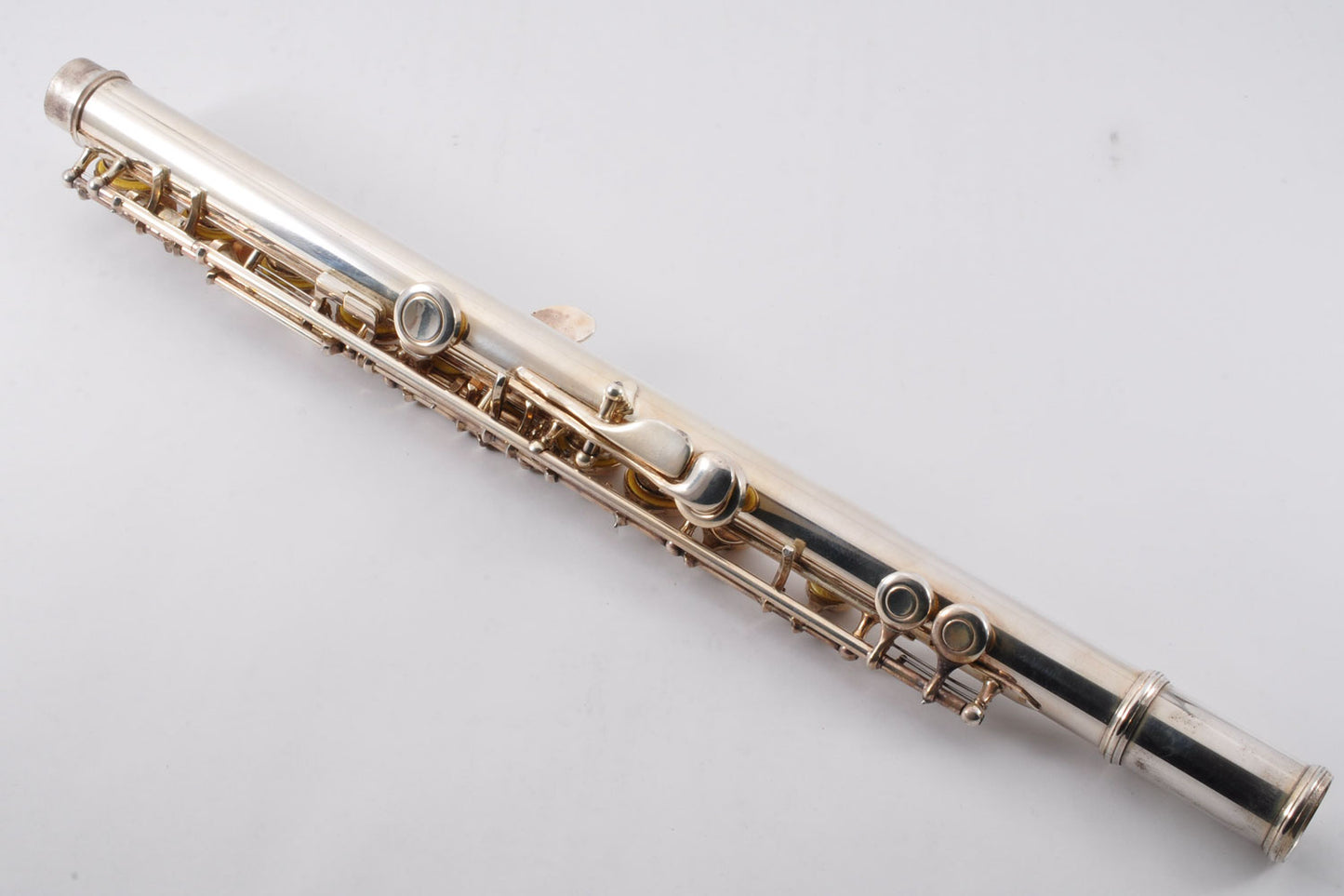 Yamaha YFL-411II Flute 925 Silver Made In Japan w/Hardcase Carrybag Used From Japan #309796