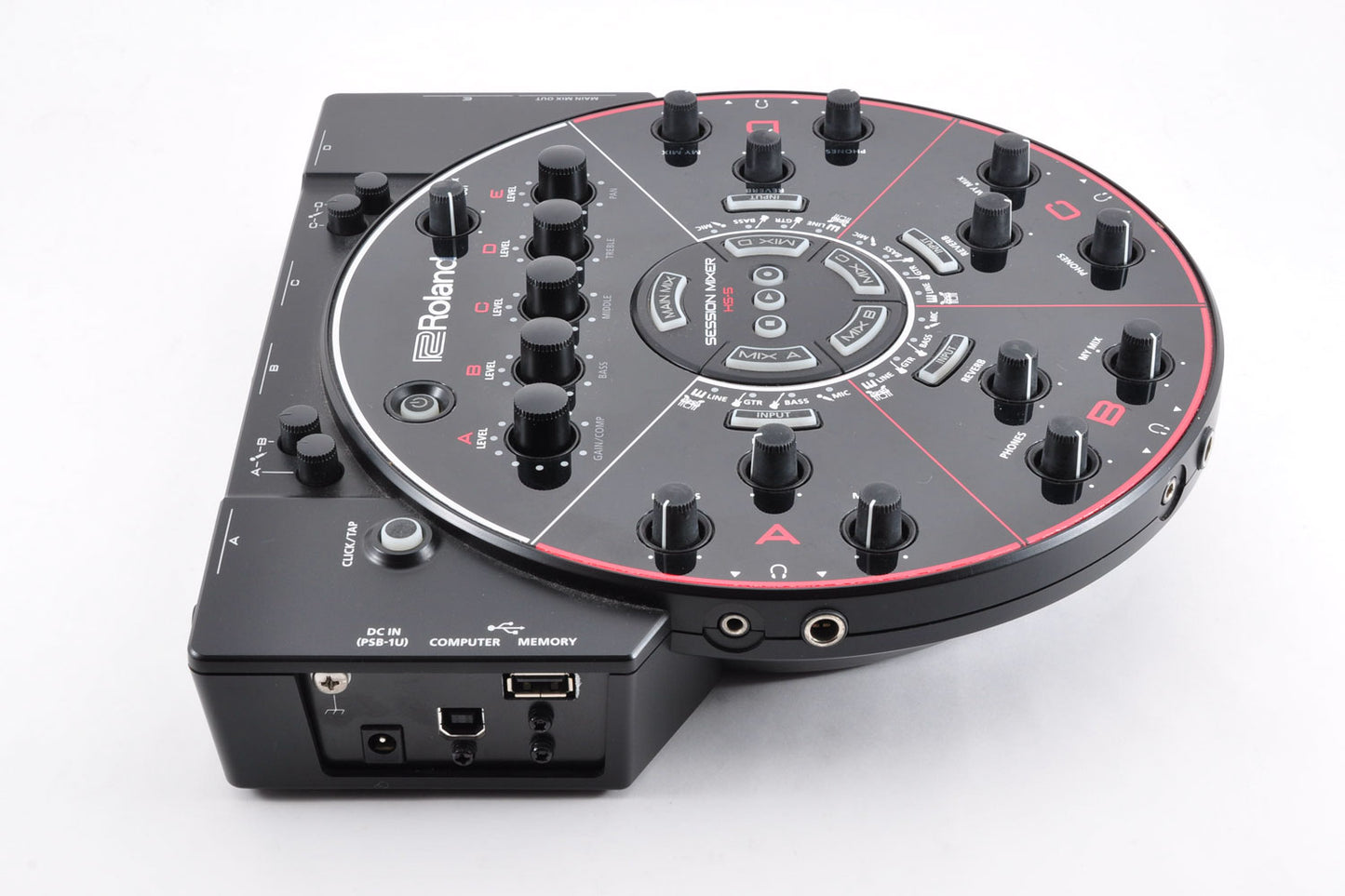 Roland HS-5 Session Mixer w/Original Box Adapter Used From Japan #Z6E0100