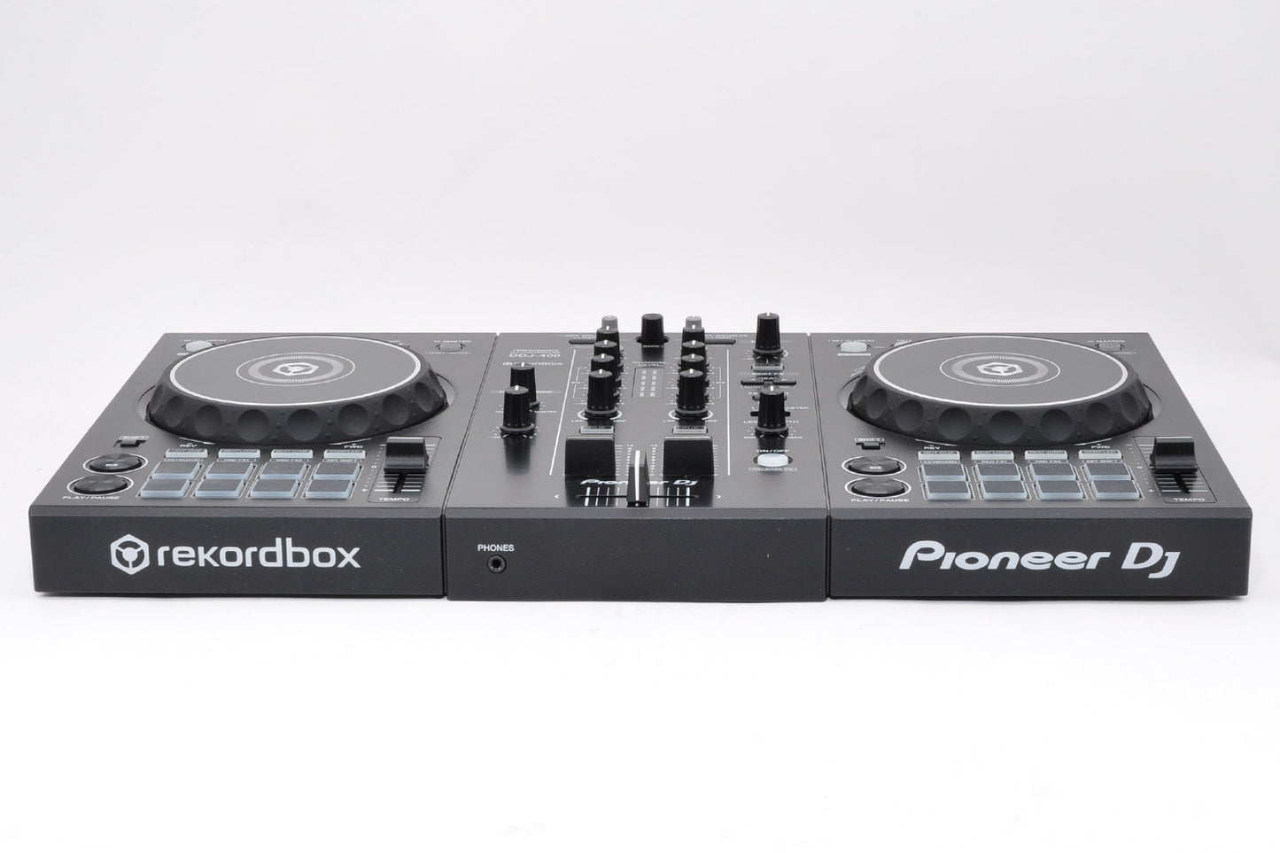 Pioneer DDJ-400 DJ Controller 2ch Channel Rekordbox w/Box & USB cable Used From Japan #RKMP057297NN