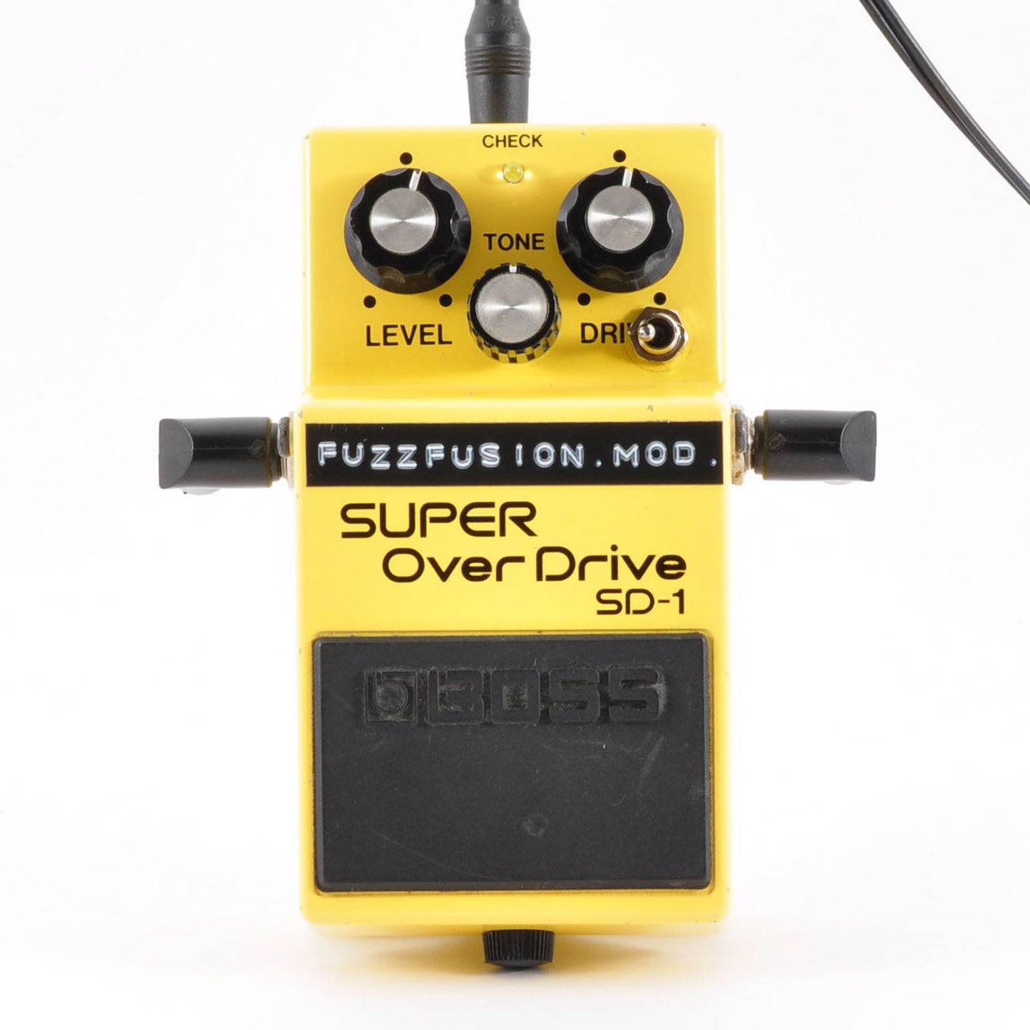 Boss SD-1 Modified FuzzFusion SuperOverdrive Clipping 1N34A&LED3mm Used From Japan #OP64373