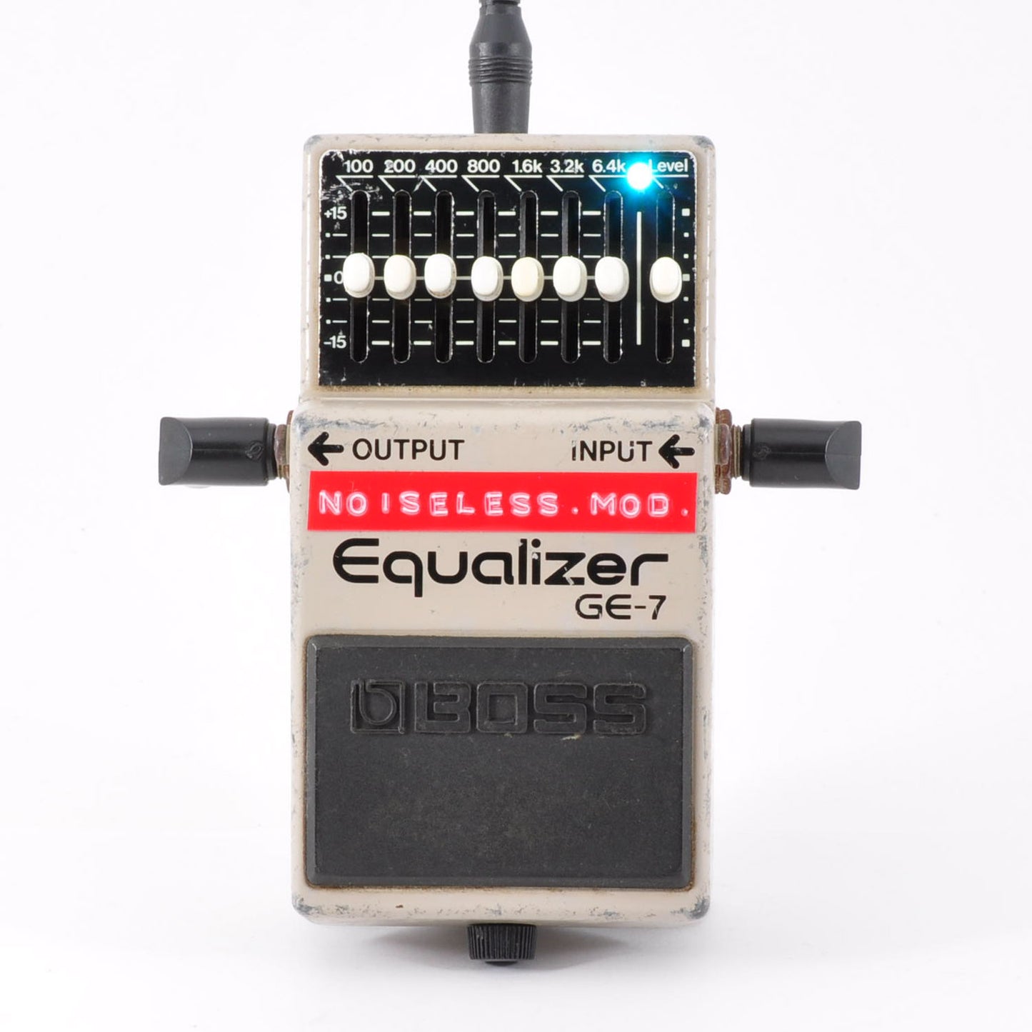 Boss GE-7 Modified Noiseless Equalizer PSA.OK Made In Taiwan 1993 Guitar Effects Pedal Used From Japan #AF07548