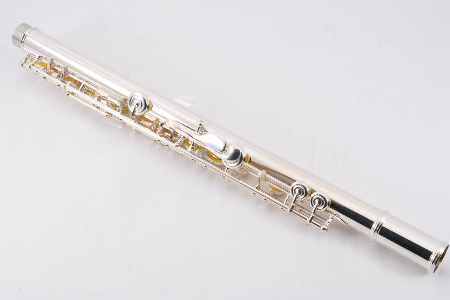 Yamaha YFL-312 Flute Silver E-Mechanism w/Case Carrybag Made In Indonesia Used From Japan #71434