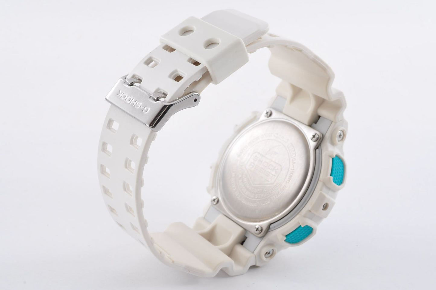 Casio G-Shock GA-110WG-7AJF White Blue Green Men's Watch 5146 Used From Japan