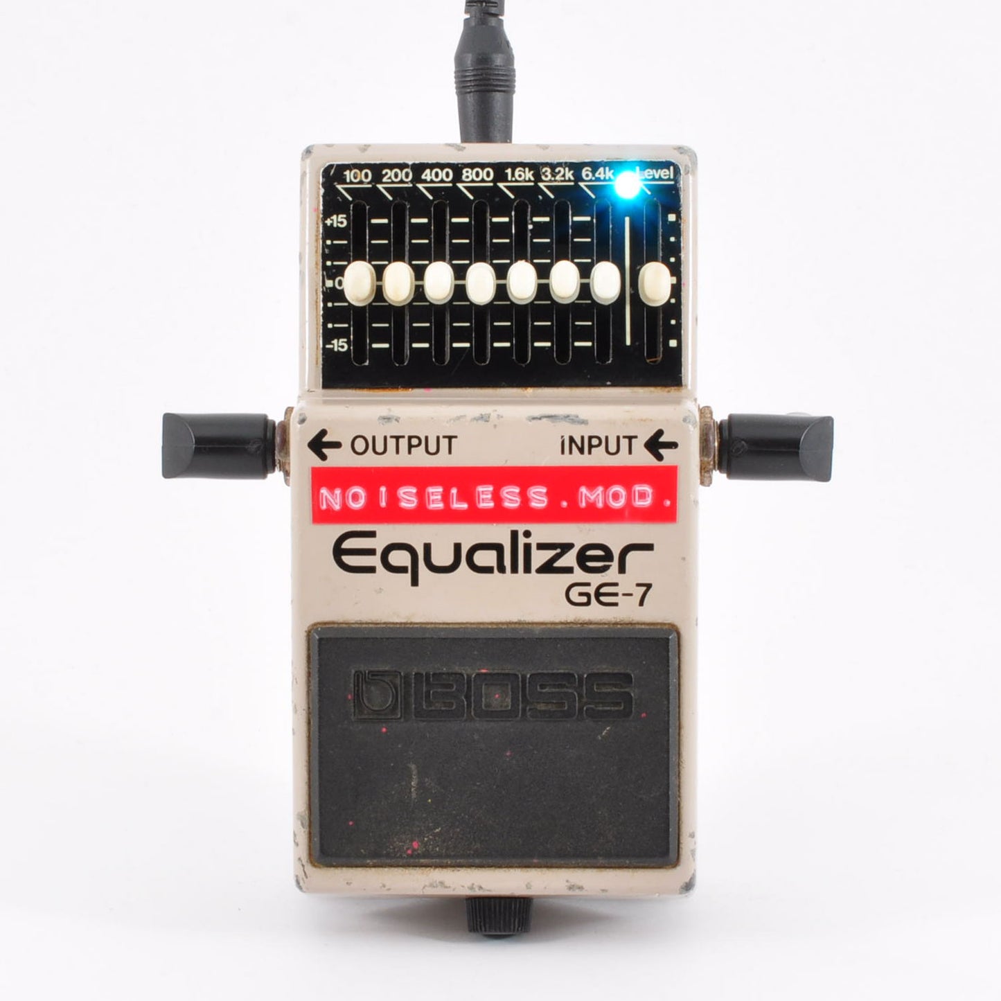 Boss GE-7 Modified Noiseless Equalizer PSA.OK Made In Taiwan 1992 Effects Pedal Used From Japan #ZD60795