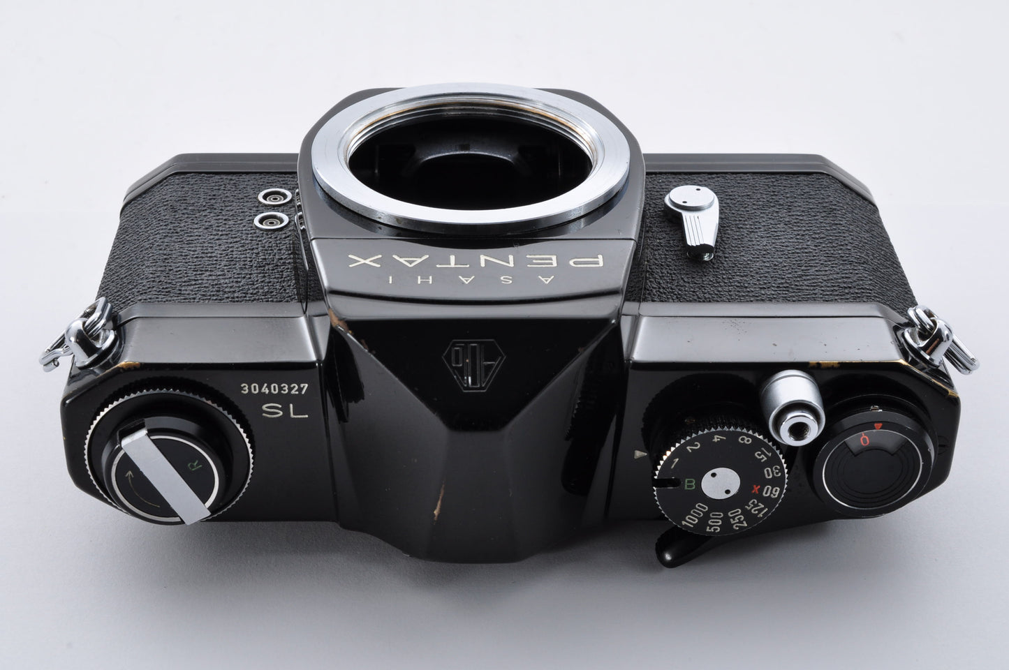 Pentax SL Black 35mm SLR Film Camera Super Takumar 55mm f1.8 From Japan #3040327