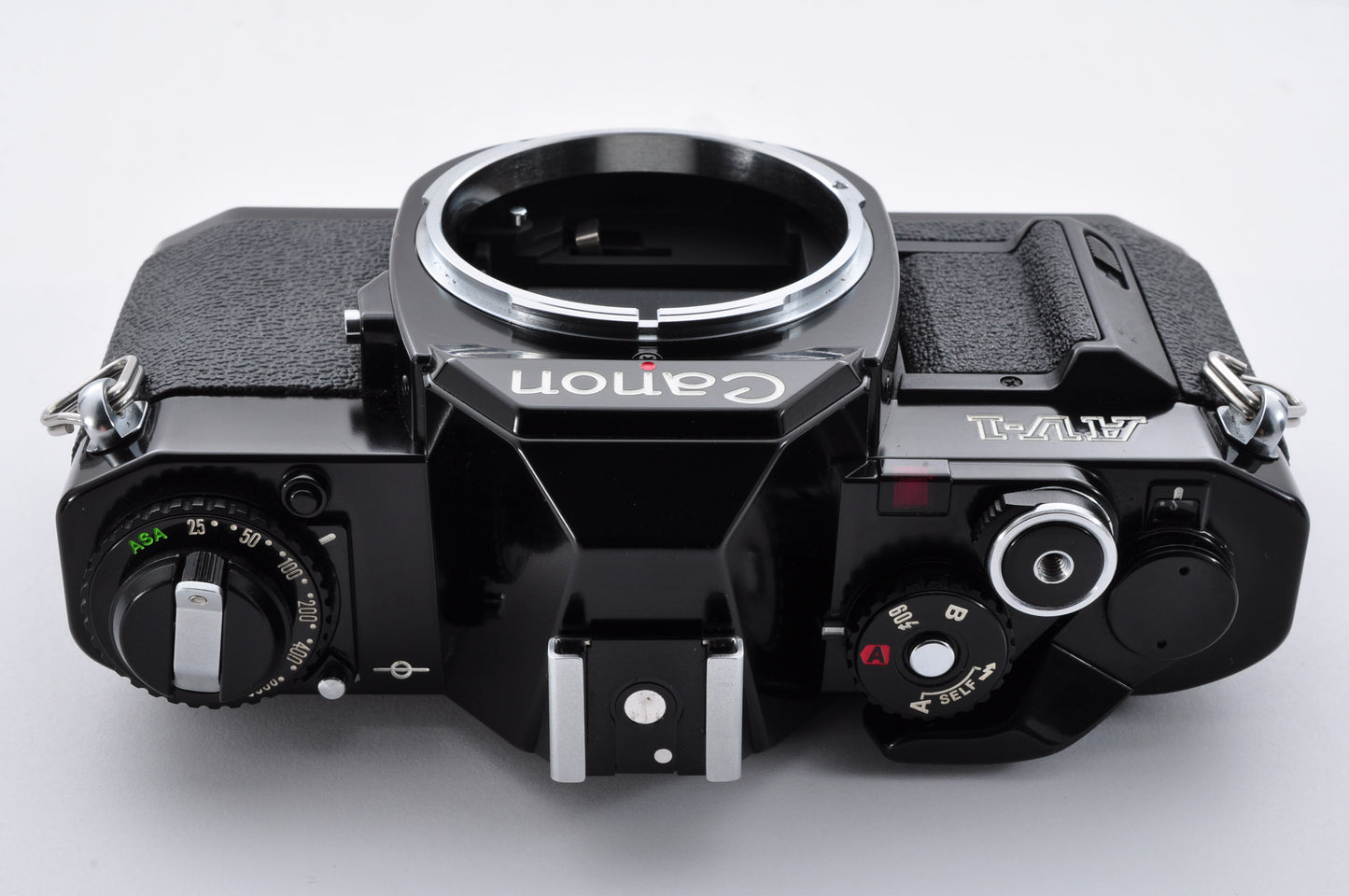Canon AV-1 Black 35mm SLR Film Camera Body Only From Japan #845647