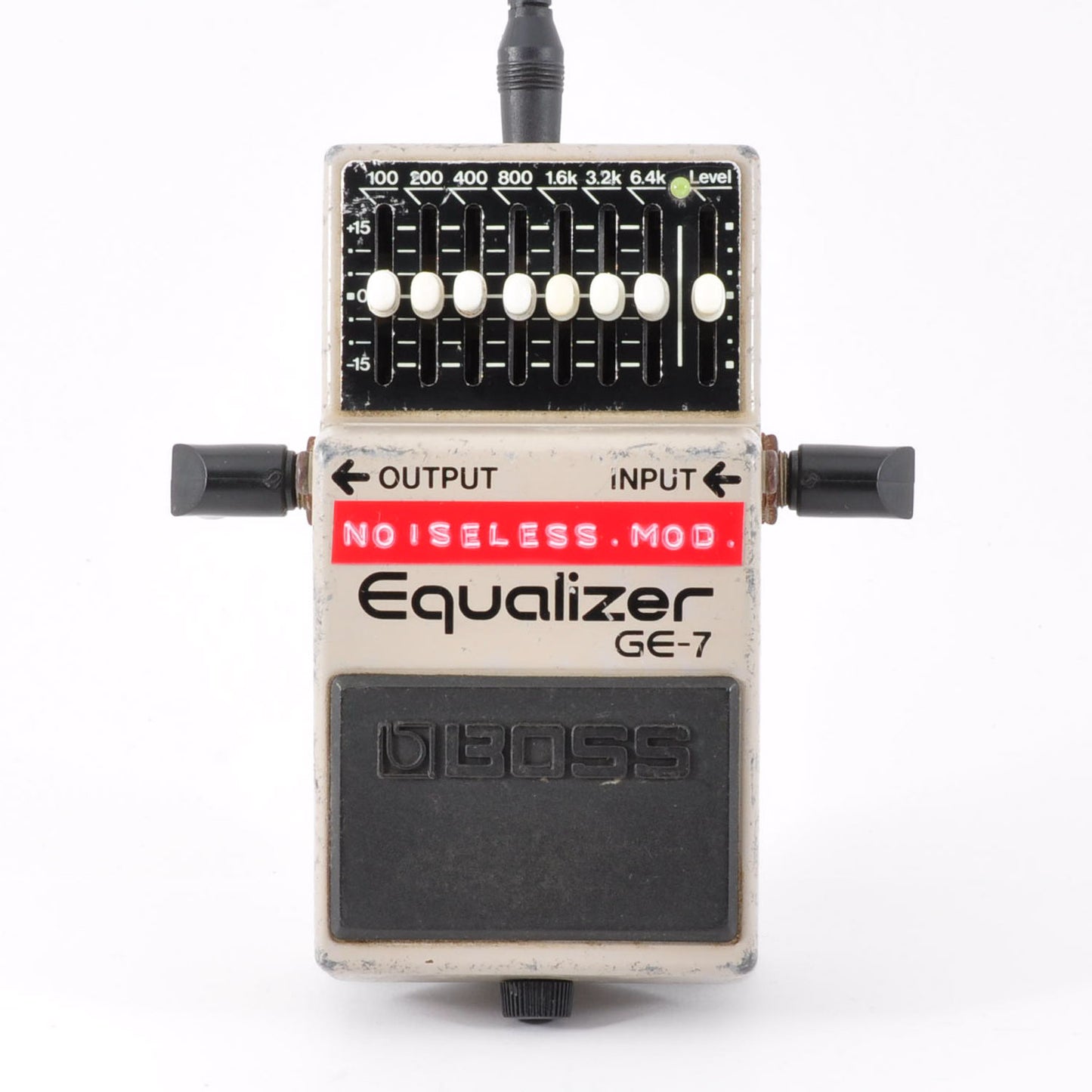 Boss GE-7 Modified Noiseless Equalizer PSA.OK Made In Taiwan 1993 Guitar Effects Pedal Used From Japan #AF07548