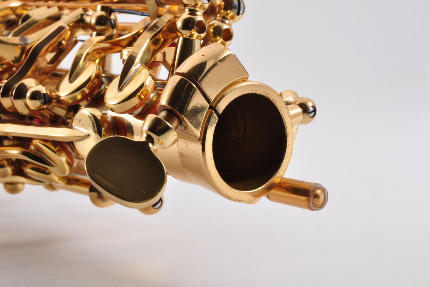 YAMAHA YSS-675 Soprano Saxophone Made In Japan w/Case M1neck Moutupiece Used From Japan #003153