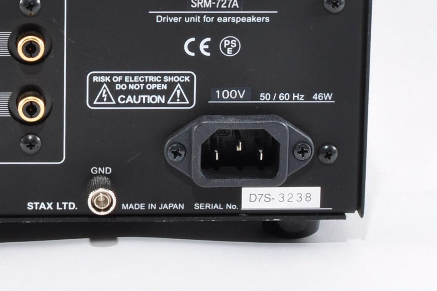 STAX SRM-727A Headphone Amplifier Made In Japan Driver Unit For Earspeakers Used From Japan #D7S-3238