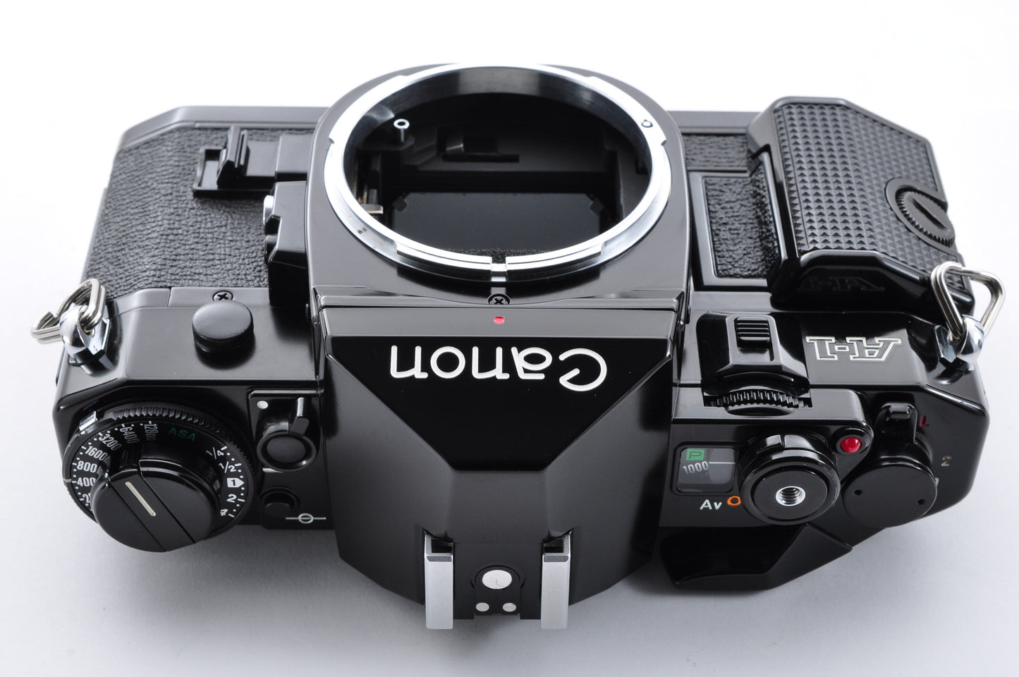Canon A-1 A1 Black Maintained Meter Works 35mm SLR Camera Body Only From Japan #1094384