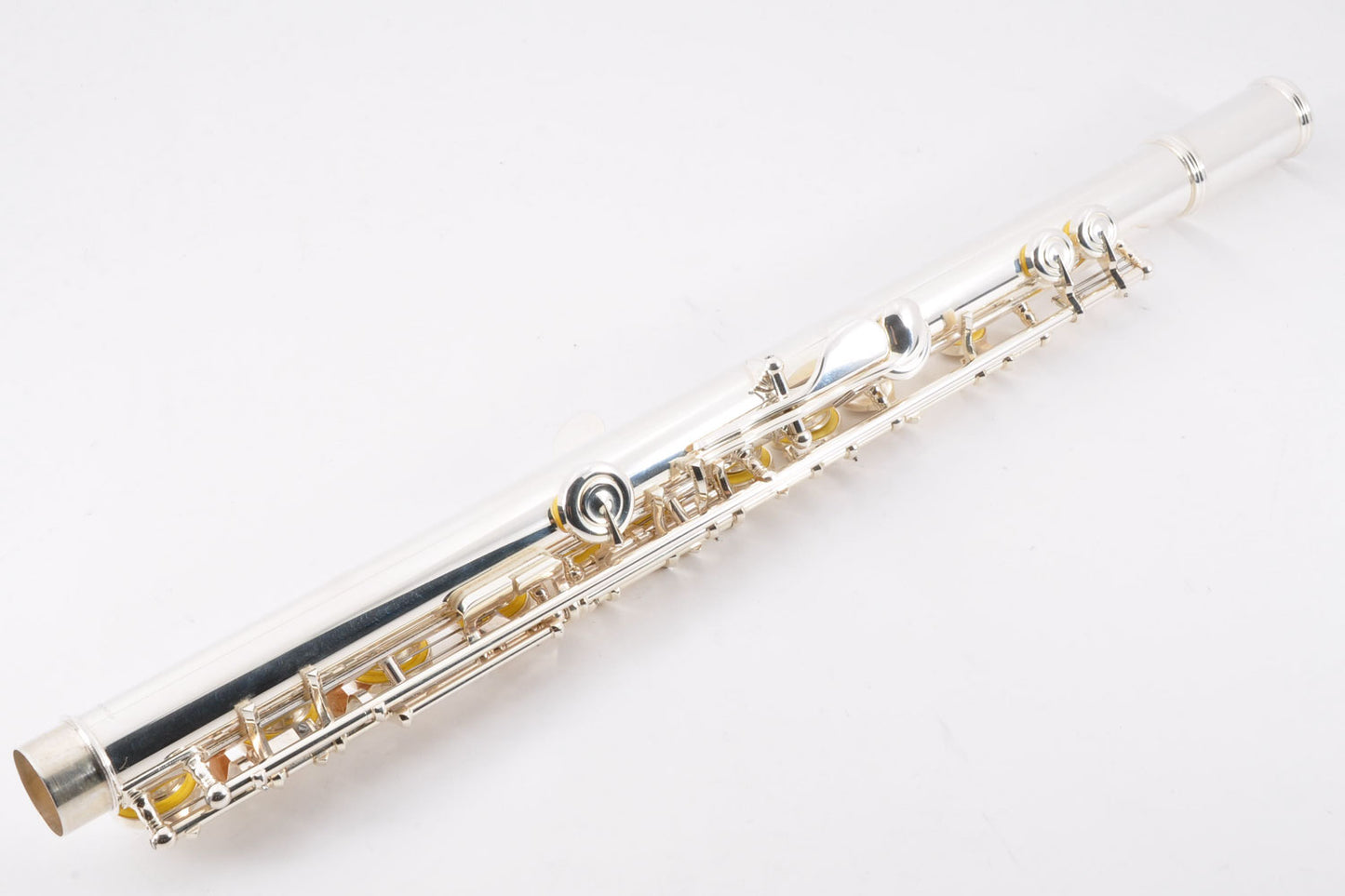 Yamaha YFL-412LSE Flute Silver w/Hardcase Made in Japan Used From Japan #087044