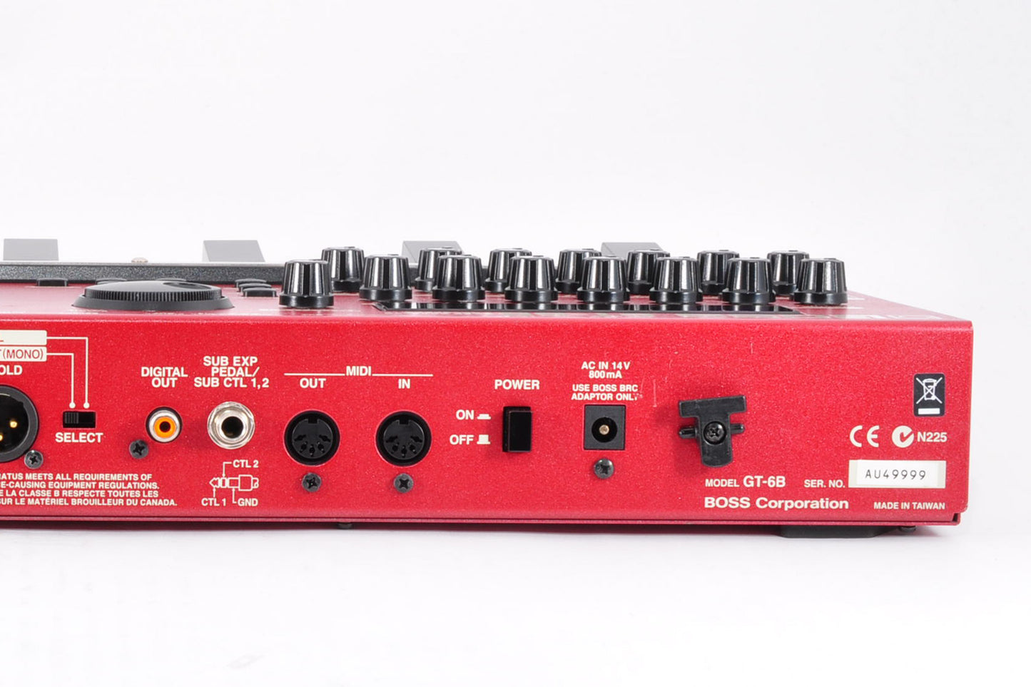 Boss GT-6B Multi Bass Guitar Effects Processor Pedal w/Adapter Used From Japan #AU49999