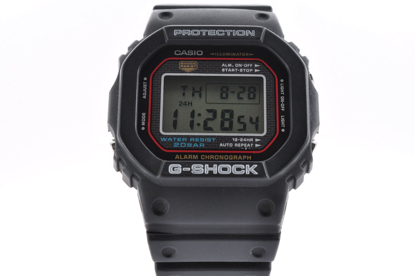 Casio G-Shock DW-5000-1JF 2001 First Reissue Screw Back Model 1545 Used From Japan
