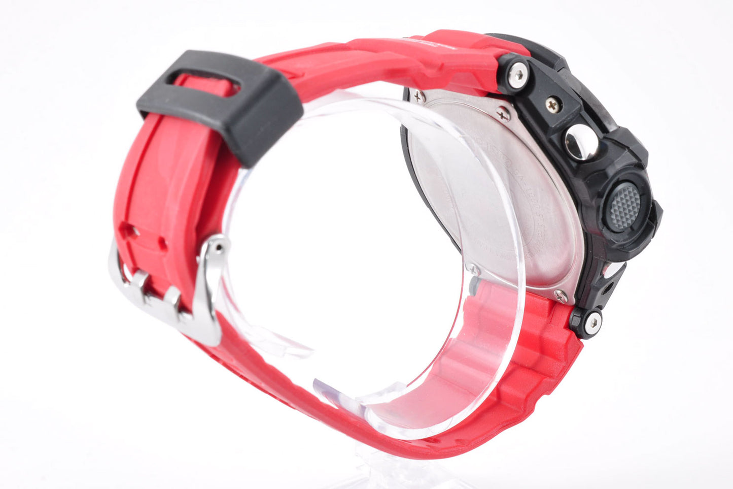 Casio G-Shock GA-1000-4B Aviation Black Dial Red Resin Quartz Men's Watch Used From Japan