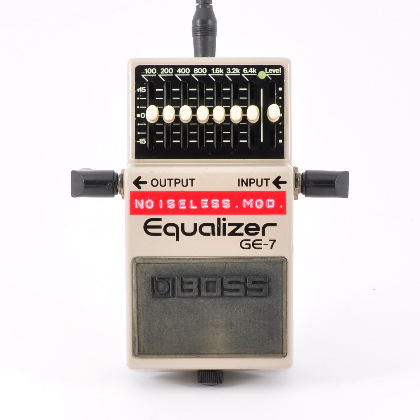 Boss GE-7 Modified Noiseless Equalizer PSA.OK Made In Taiwan 1995 Guitar Effects Pedal Used From Japan #CH09483