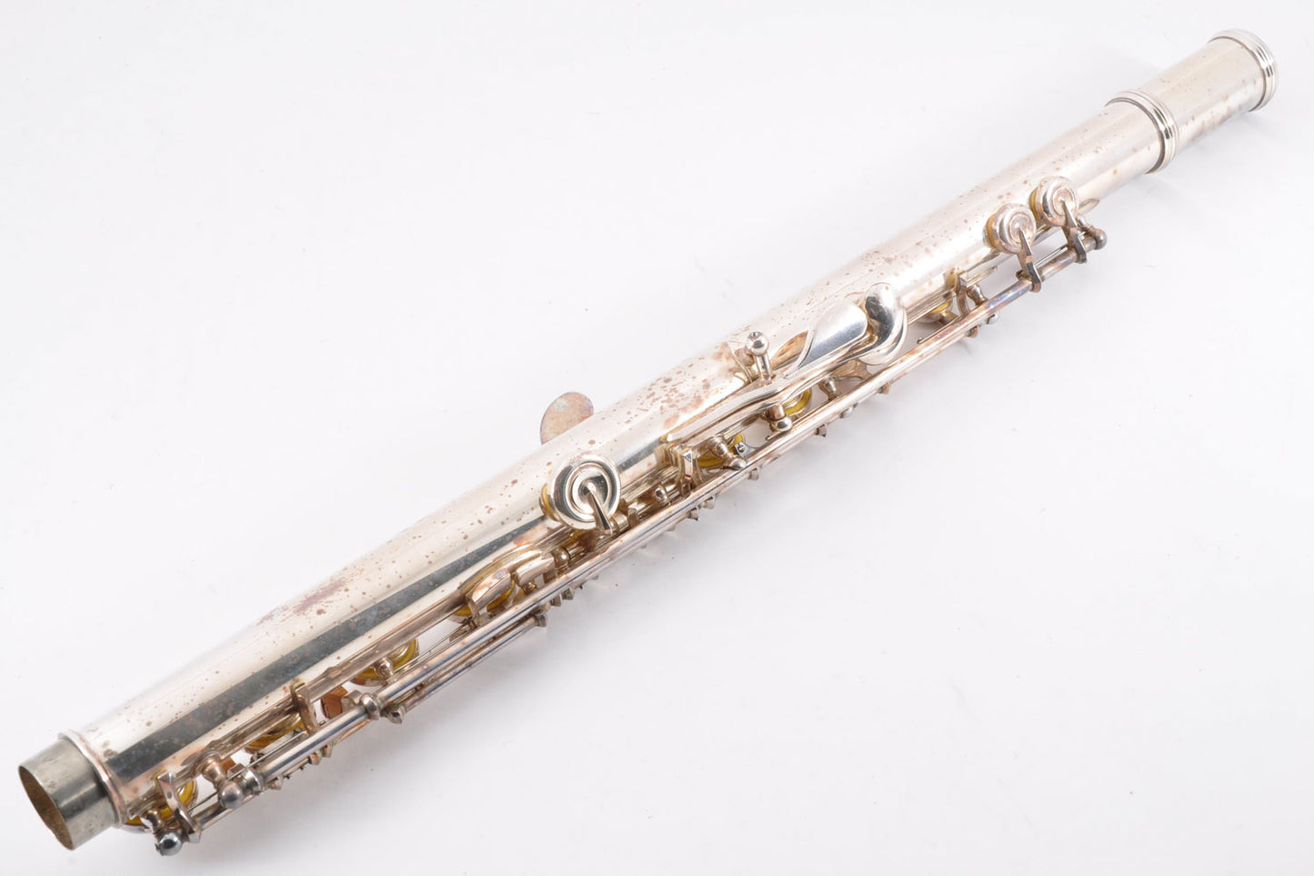 Yamaha YFL-351 Flute Silver Made in Japan w/Case Used From Japan #002196