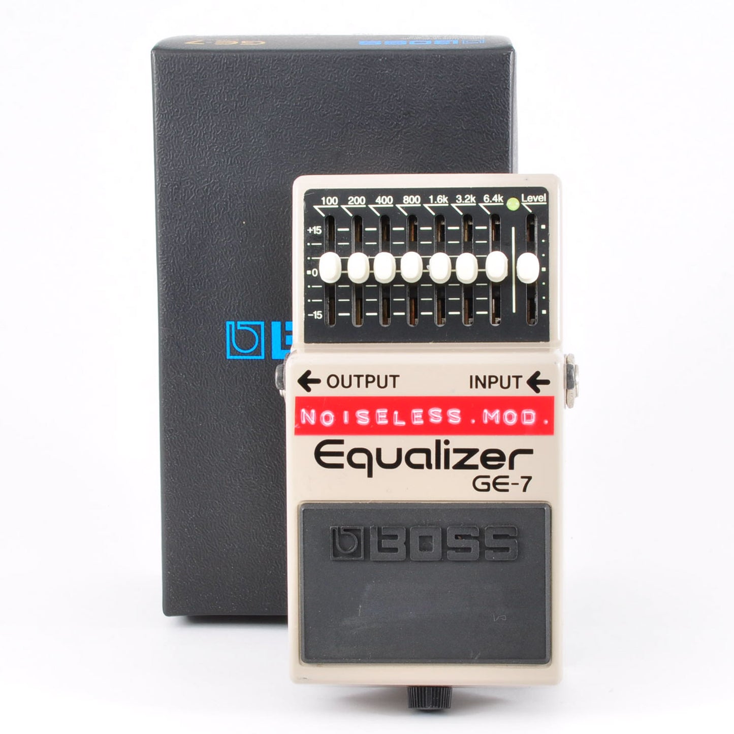 BOSS GE-7 Modified Noiseless Equalizer w/Box Made In Taiwan 2006 Effect Pedal Used From Japan #SU29811