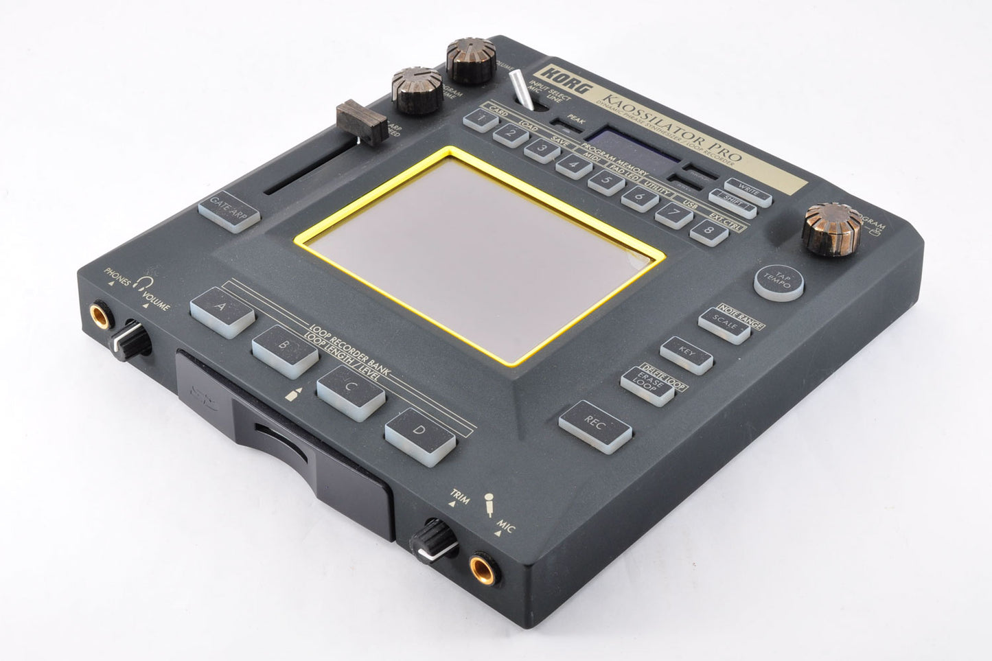Korg KO-1 PRO KAOSSILATOR PRO Dynamic Phrase Synthesizer Loop Recorder w/Adapter&Box Used From Japan #030898