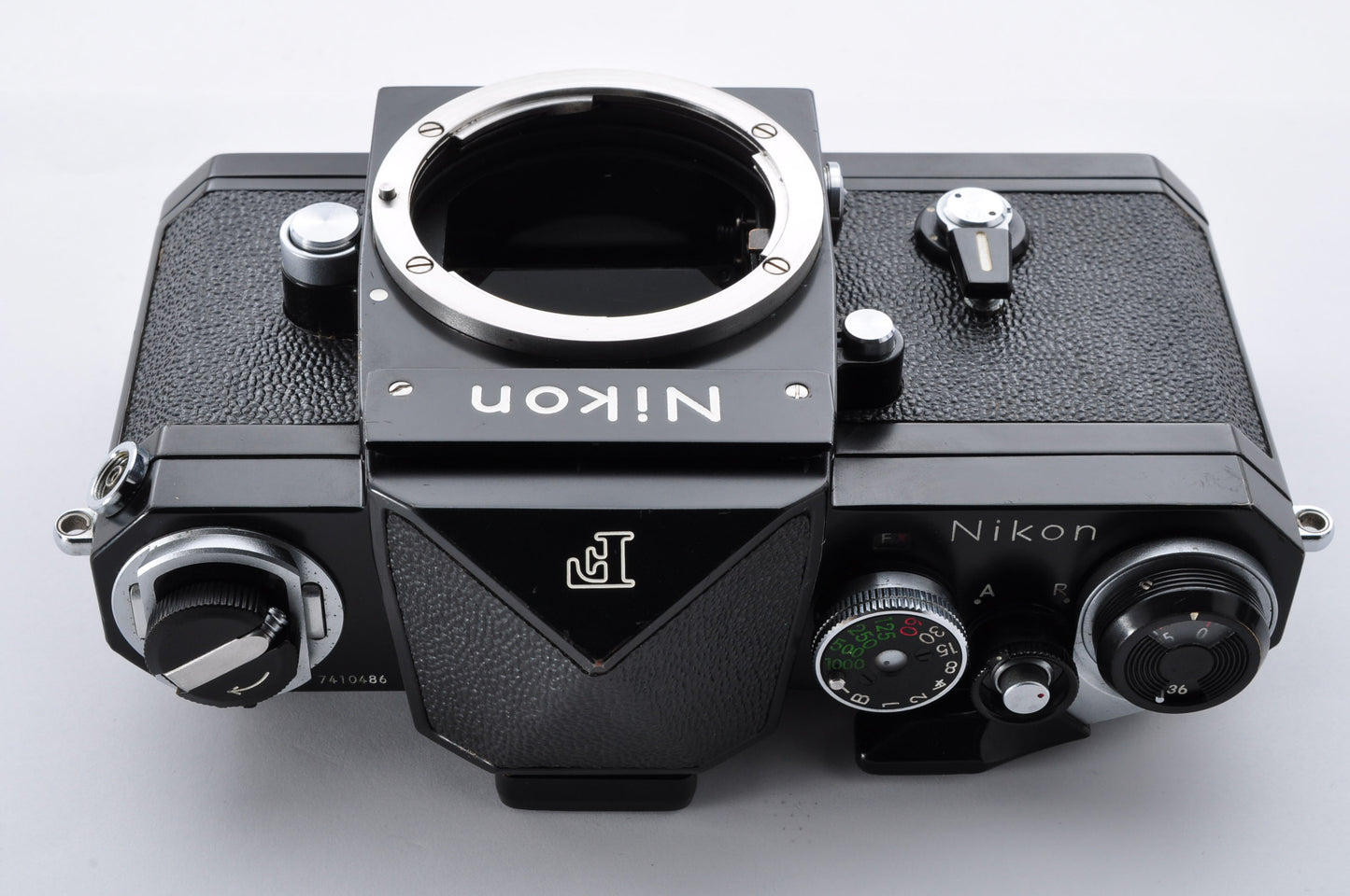 Nikon F Eye level Black Apollo Maintained 35mm SLR Film Camera From Japan #7410486