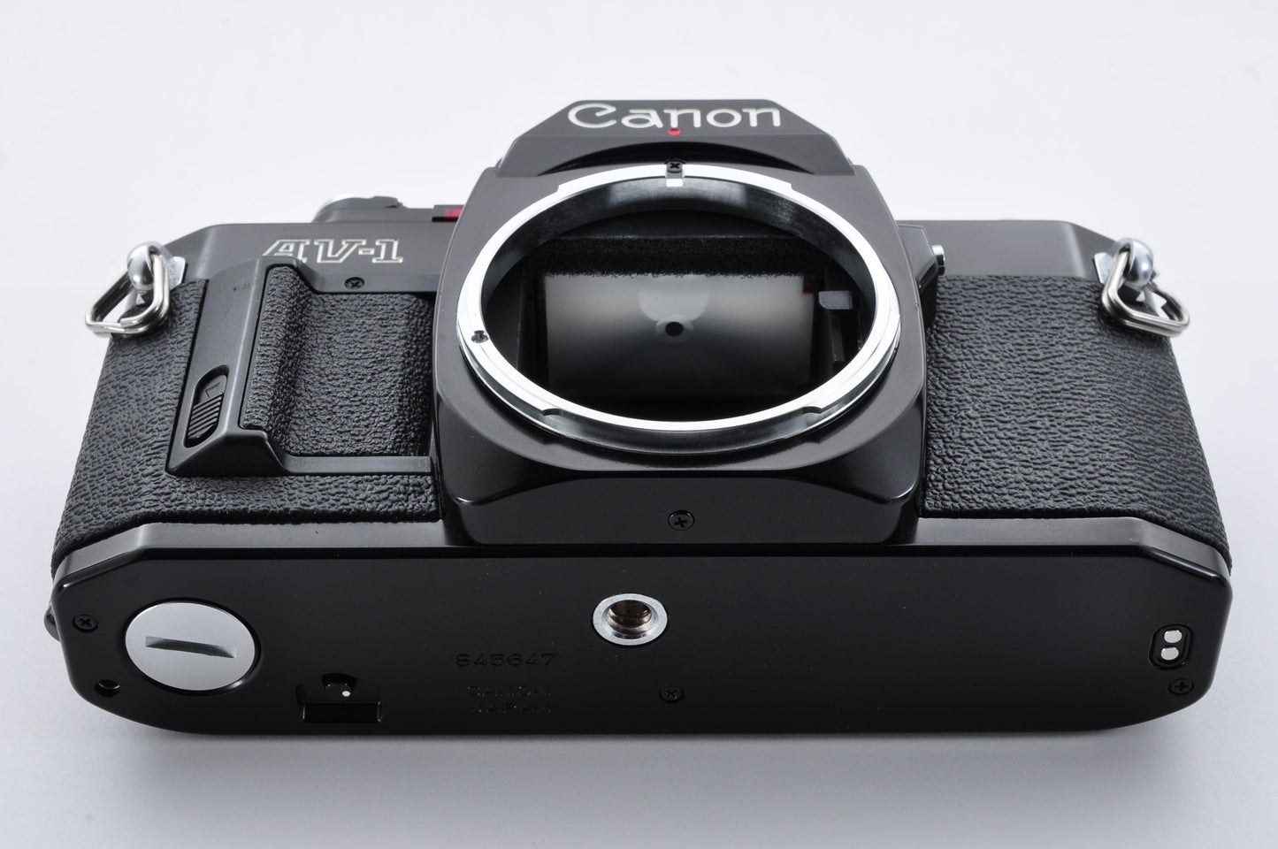 Canon AV-1 Black 35mm SLR Film Camera Body Only From Japan #845647