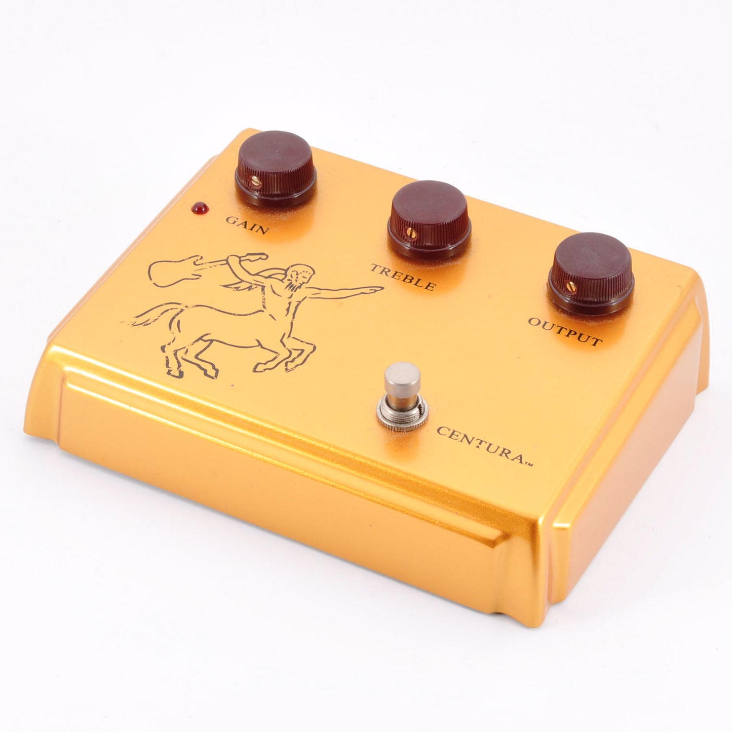 Ceriatone Centura Matte Gold Overdrive Guitar Effects Pedal w/Box Used From Japan #3279