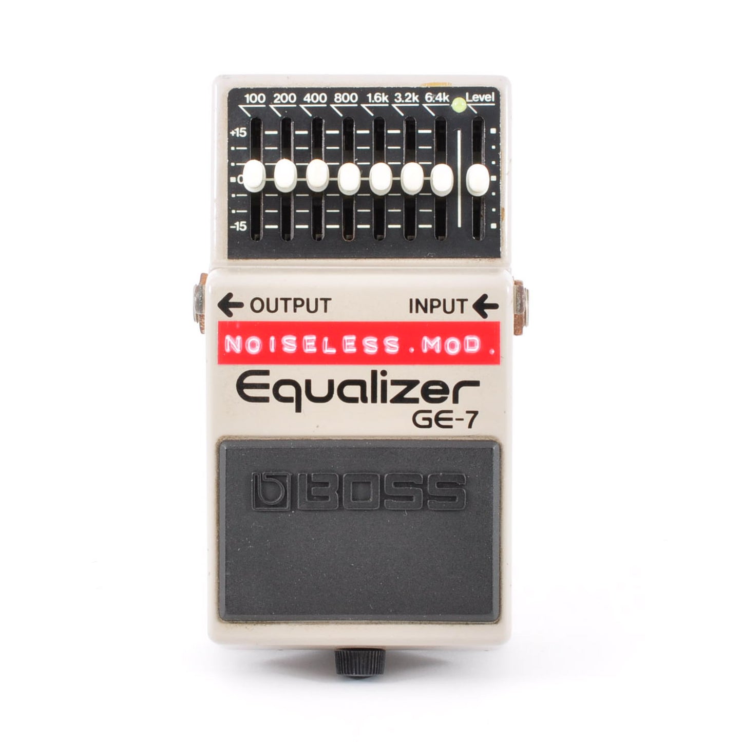 Boss GE-7 Modified Noiseless Equalizer PSA.OK Made In Taiwan 1993 Effects Pedal Used From Japan #AE85662