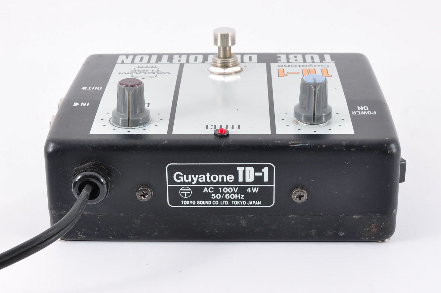 Guyatone TD-1 Vacuum Tube Distortion Guitar Effects Pedal 100v Tested Used From Japan #5903300