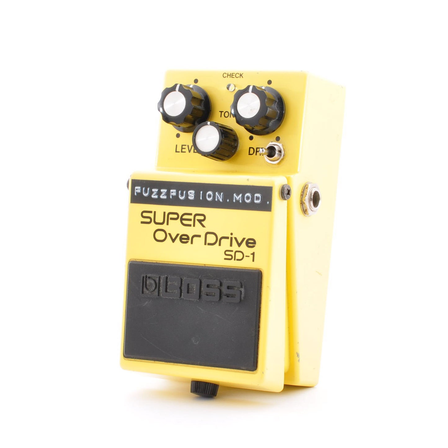 Boss SD-1 Modified FuzzFusion SuperOverdrive Clipping 1N34A&LED3mm Used From Japan #OP64373