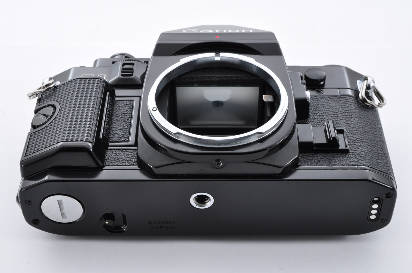 Canon A-1 A1 Black Maintained Meter Works 35mm SLR Camera Body Only From Japan #1094384