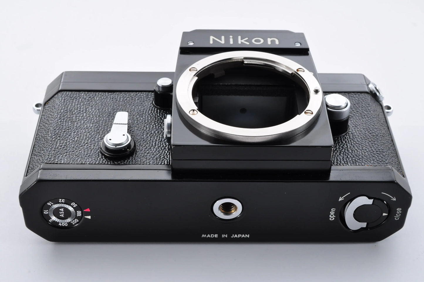 Nikon F Eye Level Black Early Model Mt Fuji Mark 35mm SLR Film Camera From Japan #6523350