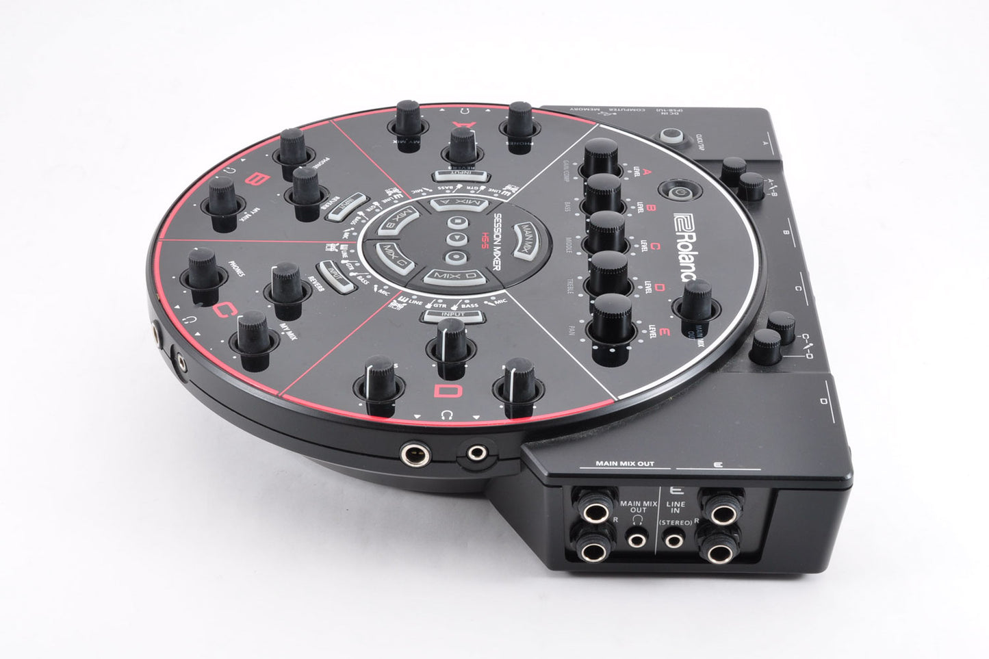 Roland HS-5 Session Mixer w/Original Box Adapter Used From Japan #Z6E0100