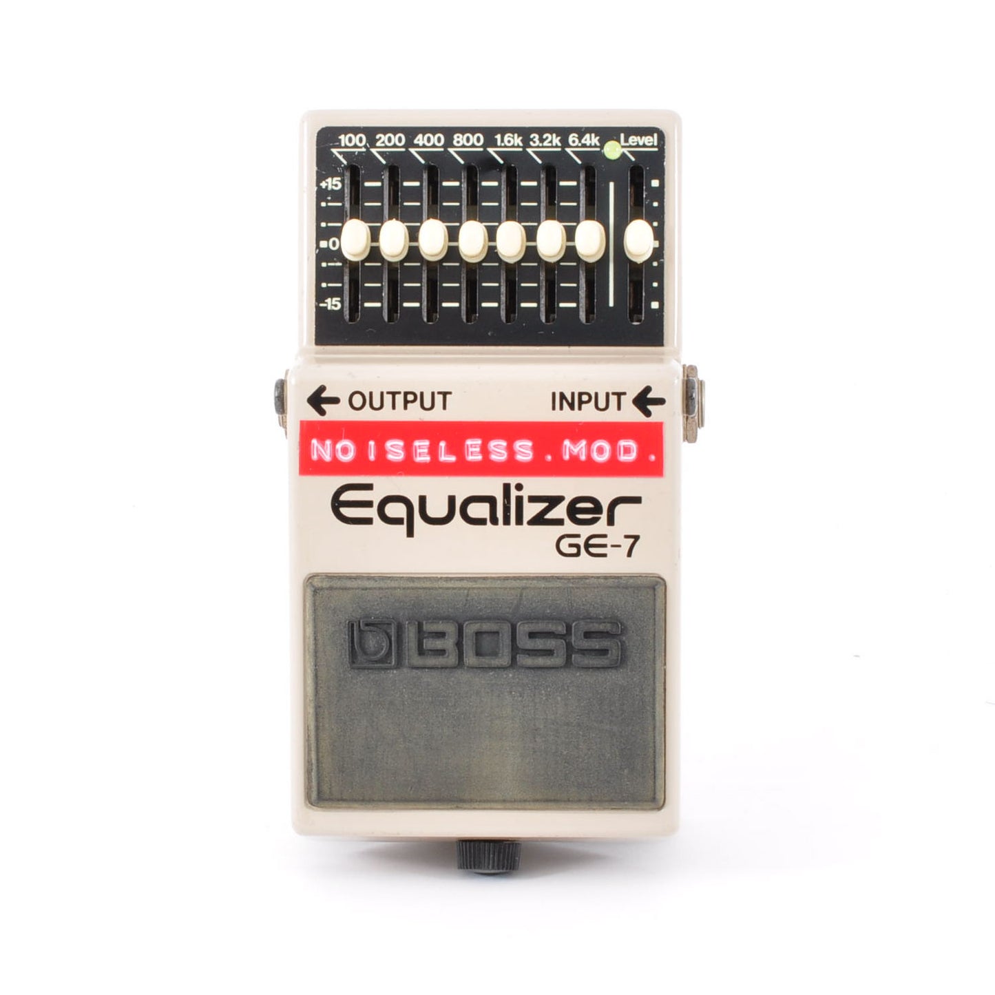 Boss GE-7 Modified Noiseless Equalizer PSA.OK Made In Taiwan 1995 Guitar Effects Pedal Used From Japan #CH09483