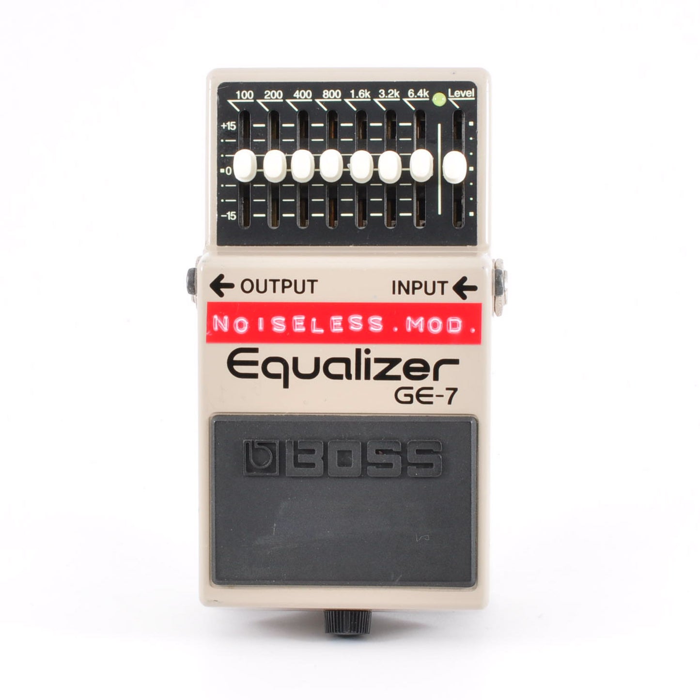 BOSS GE-7 Modified Noiseless Equalizer w/Box Made In Taiwan 2006 Effect Pedal Used From Japan #SU29811