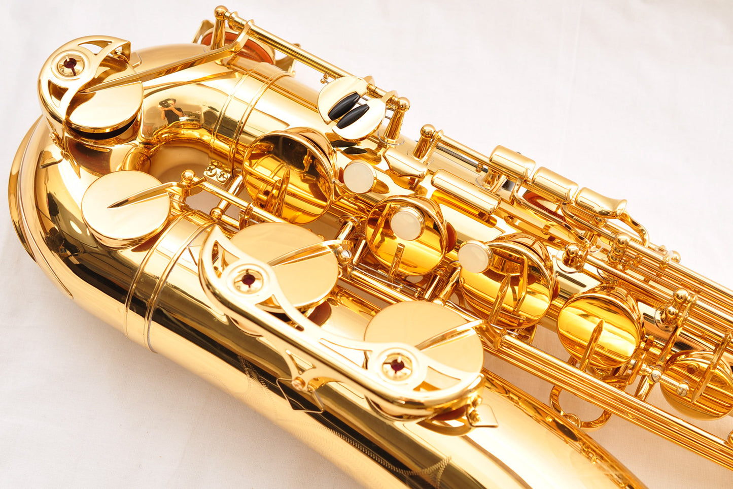 Yamaha YTS-480 Tenor Saxophone Gold Lacquer w/Case Mouthpiece Made In Indonesia Used From Japan #N33244