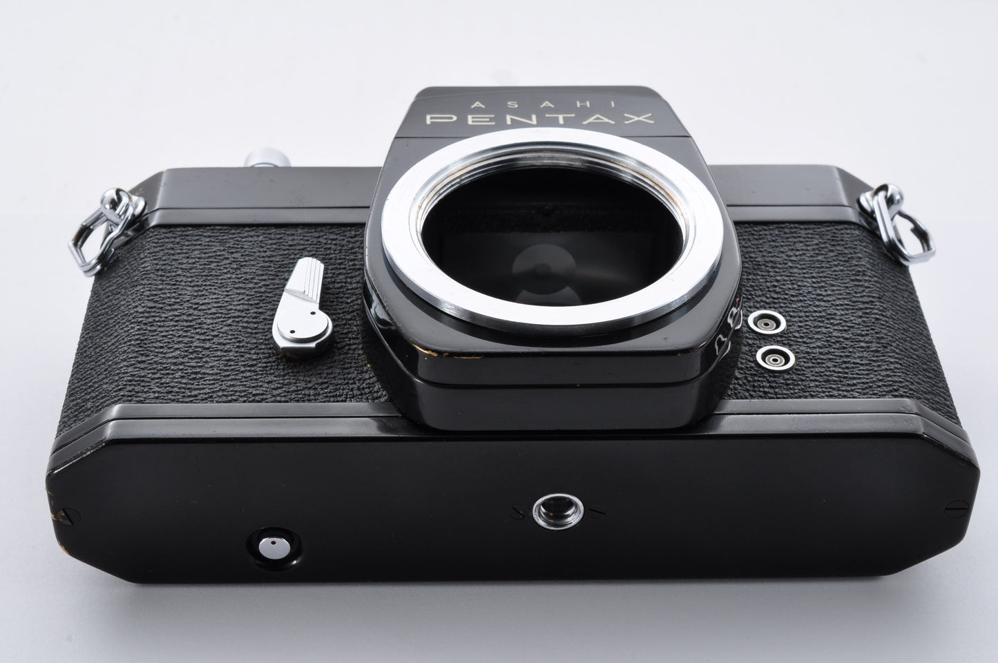 Pentax SL Black 35mm SLR Film Camera Super Takumar 55mm f1.8 From Japan #3040327