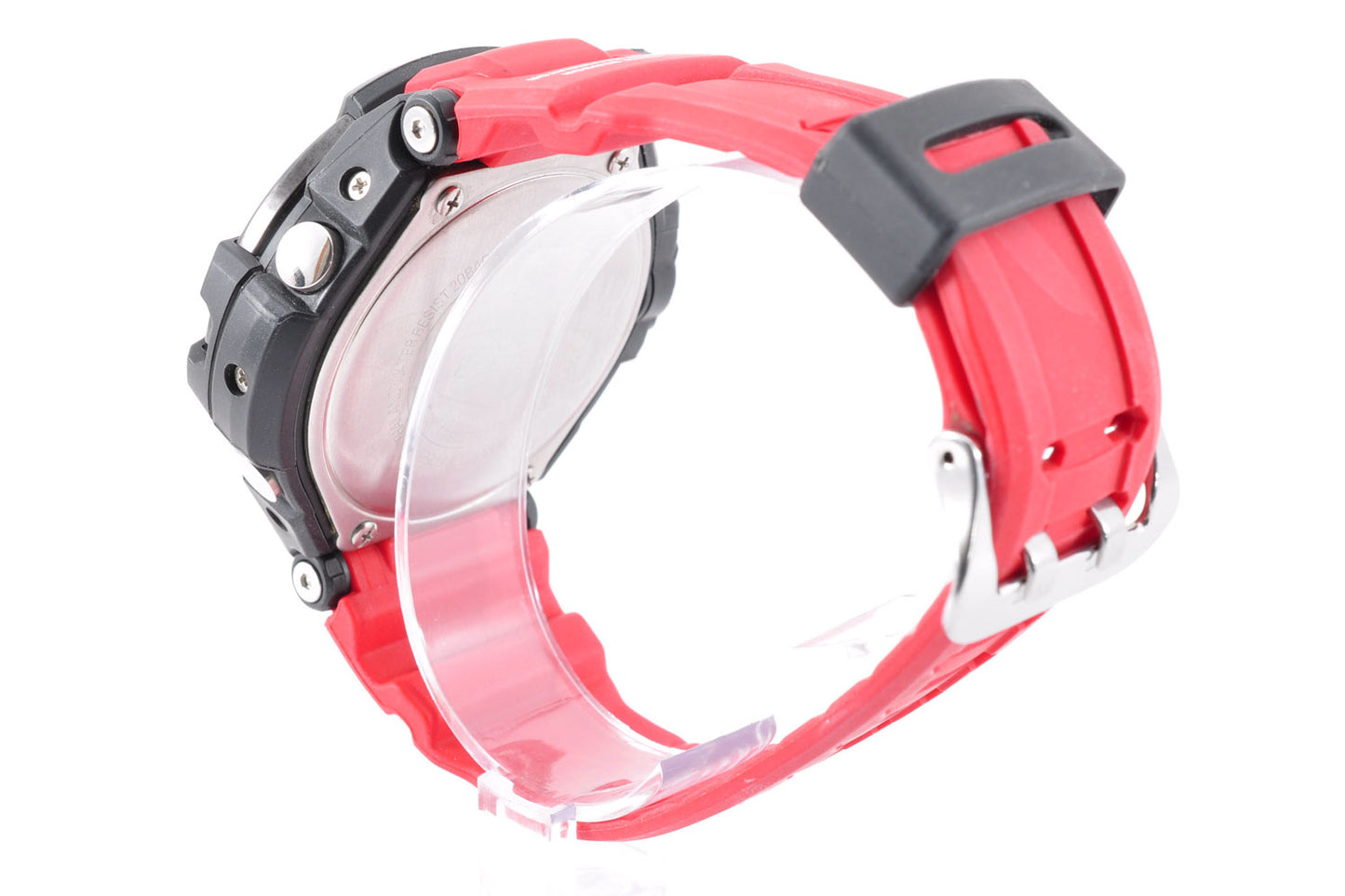 Casio G-Shock GA-1000-4B Aviation Black Dial Red Resin Quartz Men's Watch Used From Japan
