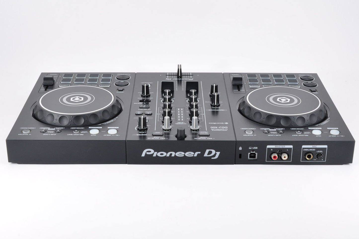 Pioneer DDJ-400 DJ Controller Rekordbox 2ch Channel w/Original Box USB cable Used From Japan #REMP005775NN