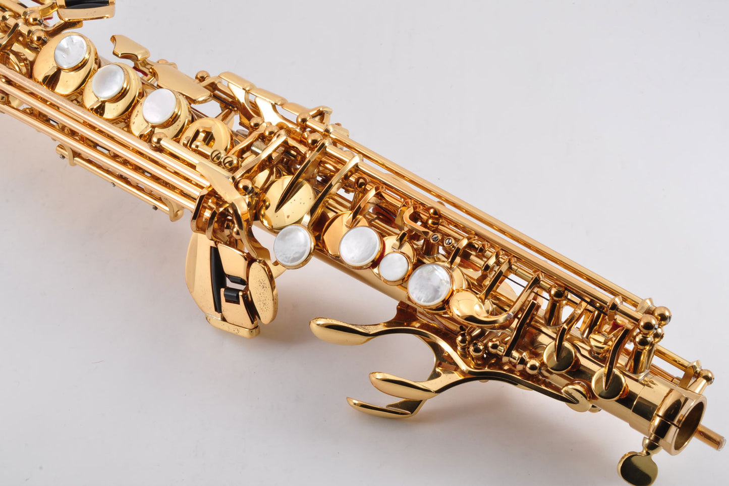 YAMAHA YSS-675 Soprano Saxophone Made In Japan w/Case M1neck Moutupiece Used From Japan #003153