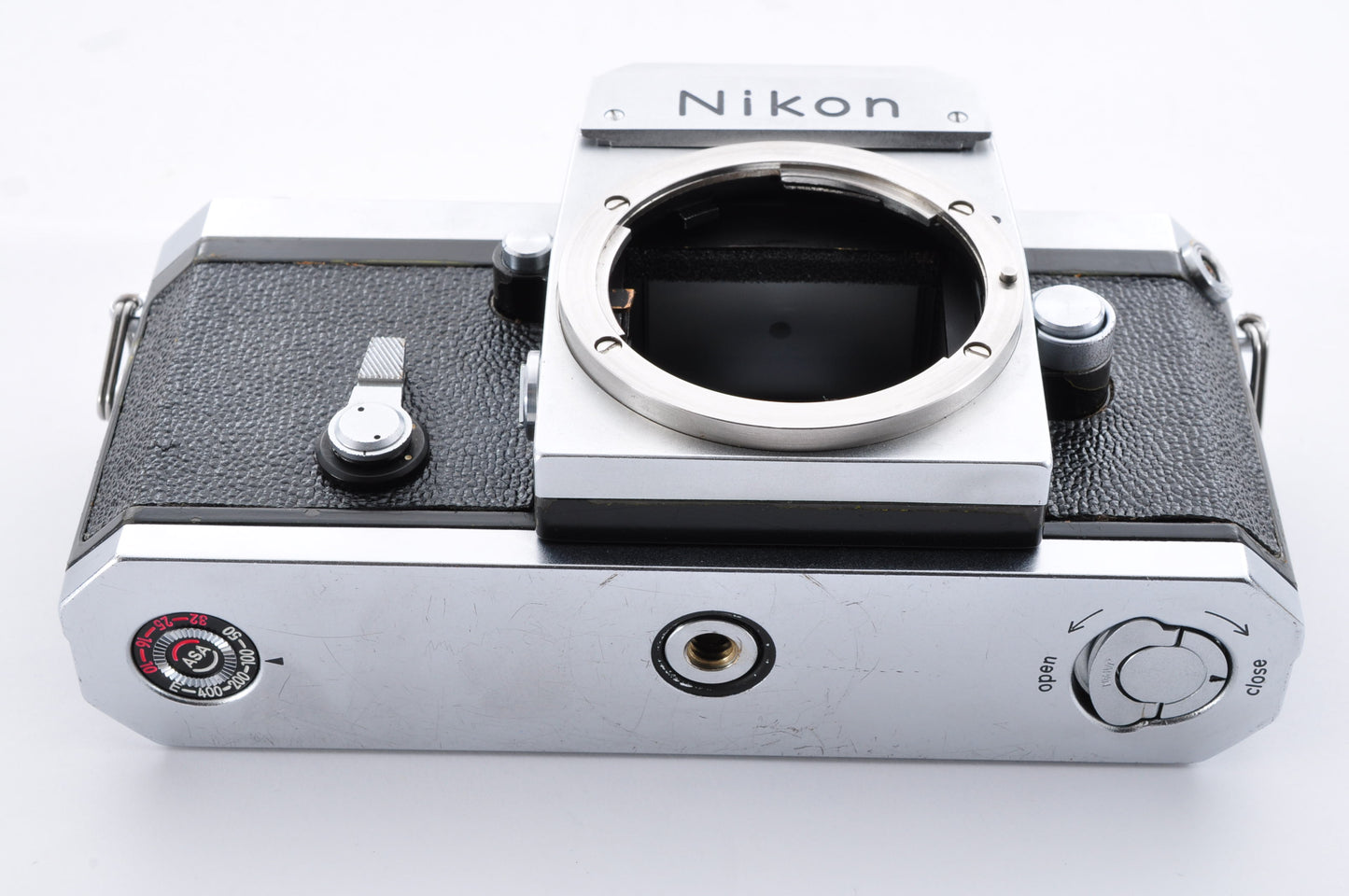 Nikon F Eye Level Silver S/N6404544 Early model Mt Fuji Mark 35mm SLR Film Camera From Japan