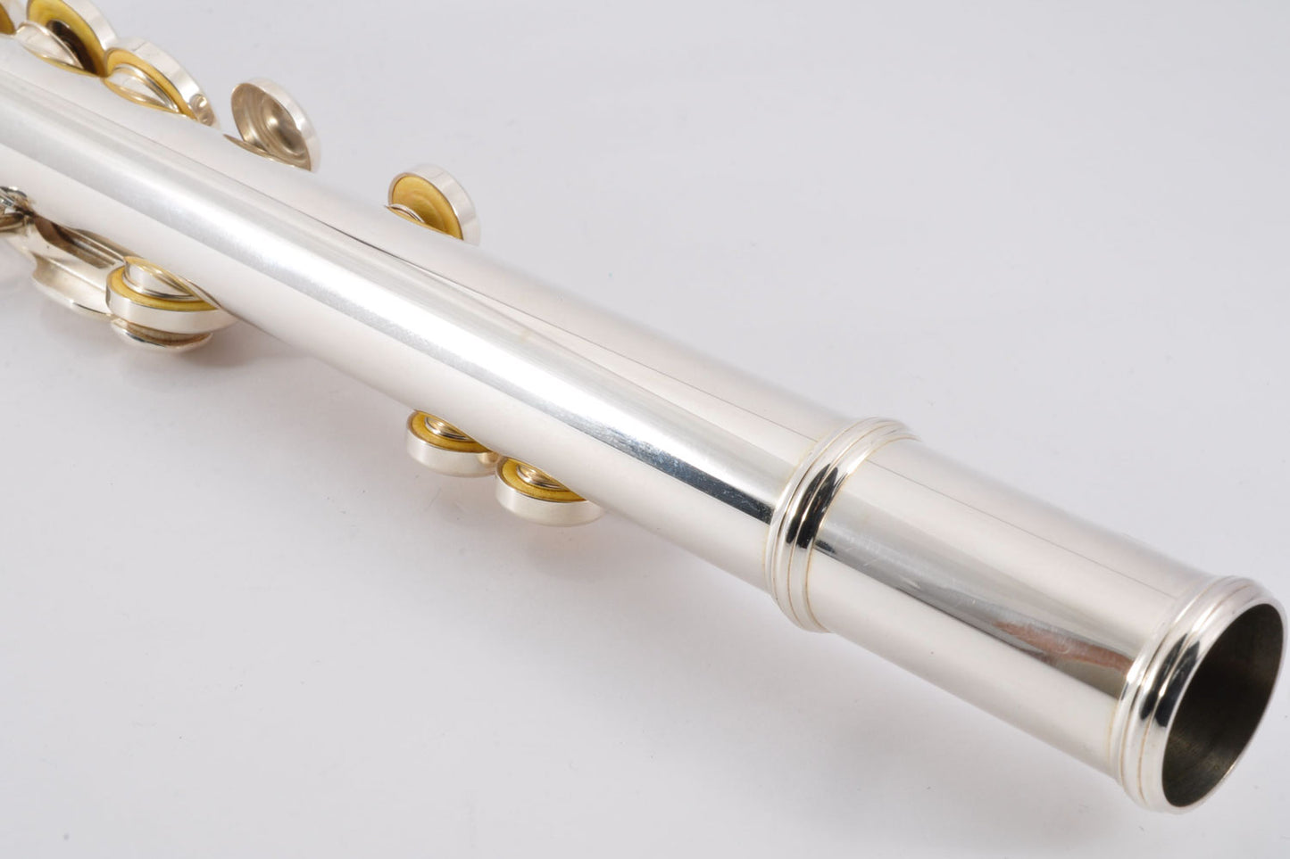 Yamaha YFL-312 Flute Silver E-Mechanism w/Case Carrybag Made In Indonesia Used From Japan #K33777