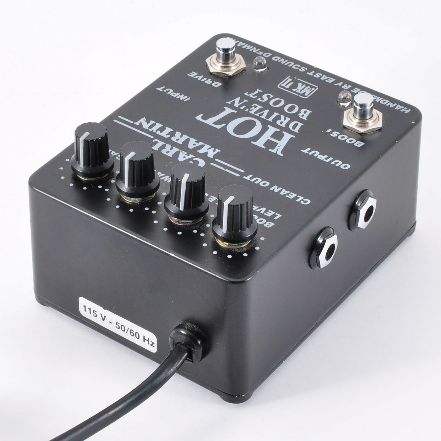 Carl Martin Hot Drive'n Boost MkⅡ MK2 Overdrive Booster Guitar Pedal Used From Japan