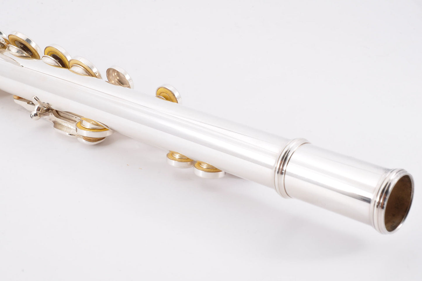 Yamaha YFL-411Ⅱ Flute Silver Made In Japan w/Hardcase&Carrybag Used From Japan #306141
